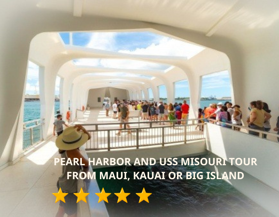 Misouri tour from Maui, Kauai or Big Island